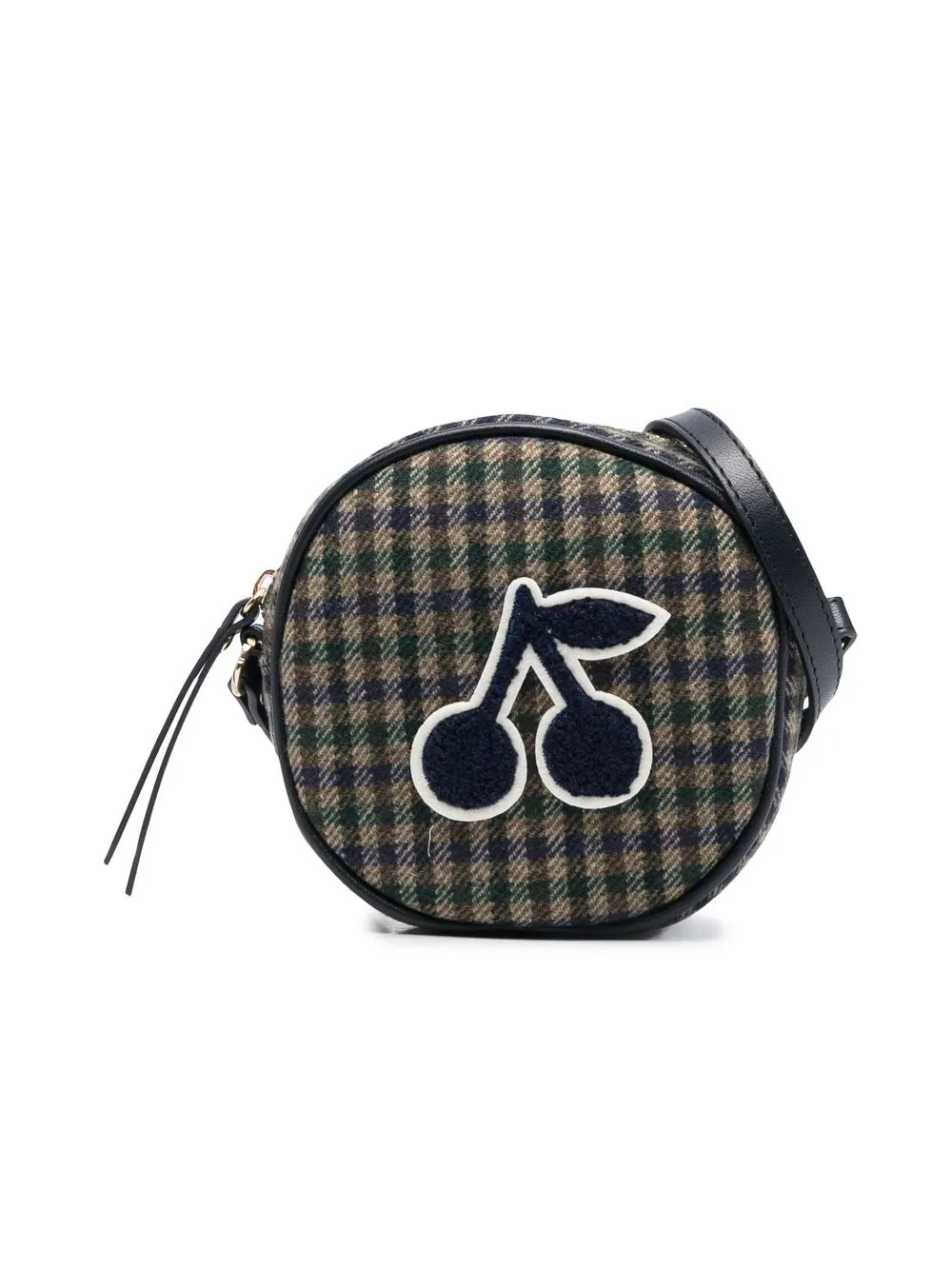 

Bonpoint cherry-patch detail crossbody bag - Blue