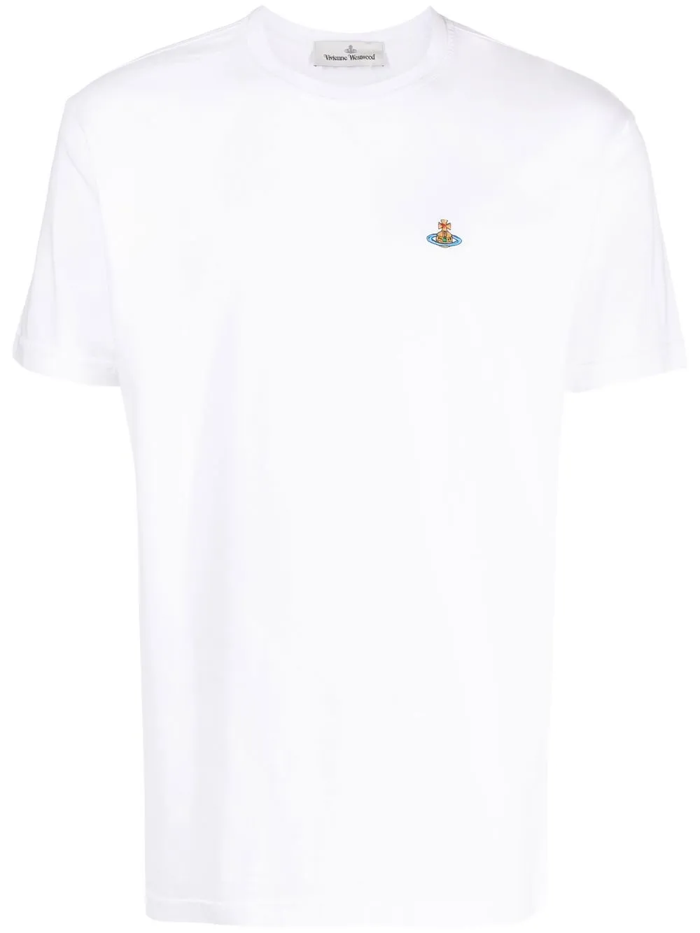 

Vivienne Westwood Orb-embroidered short-sleeve T-shirt - White