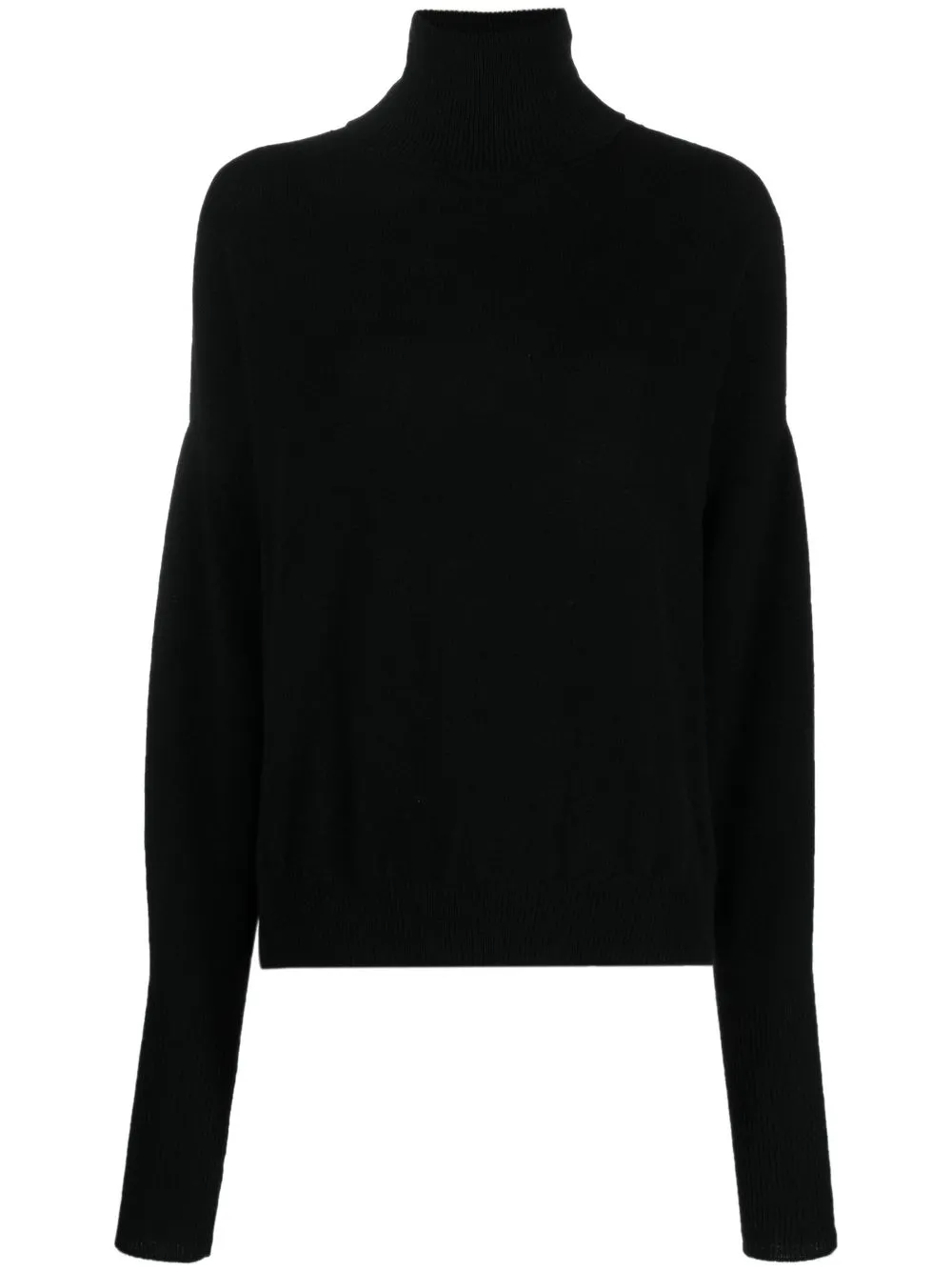 

Andrea Ya'aqov fine-knit roll-neck jumper - Black