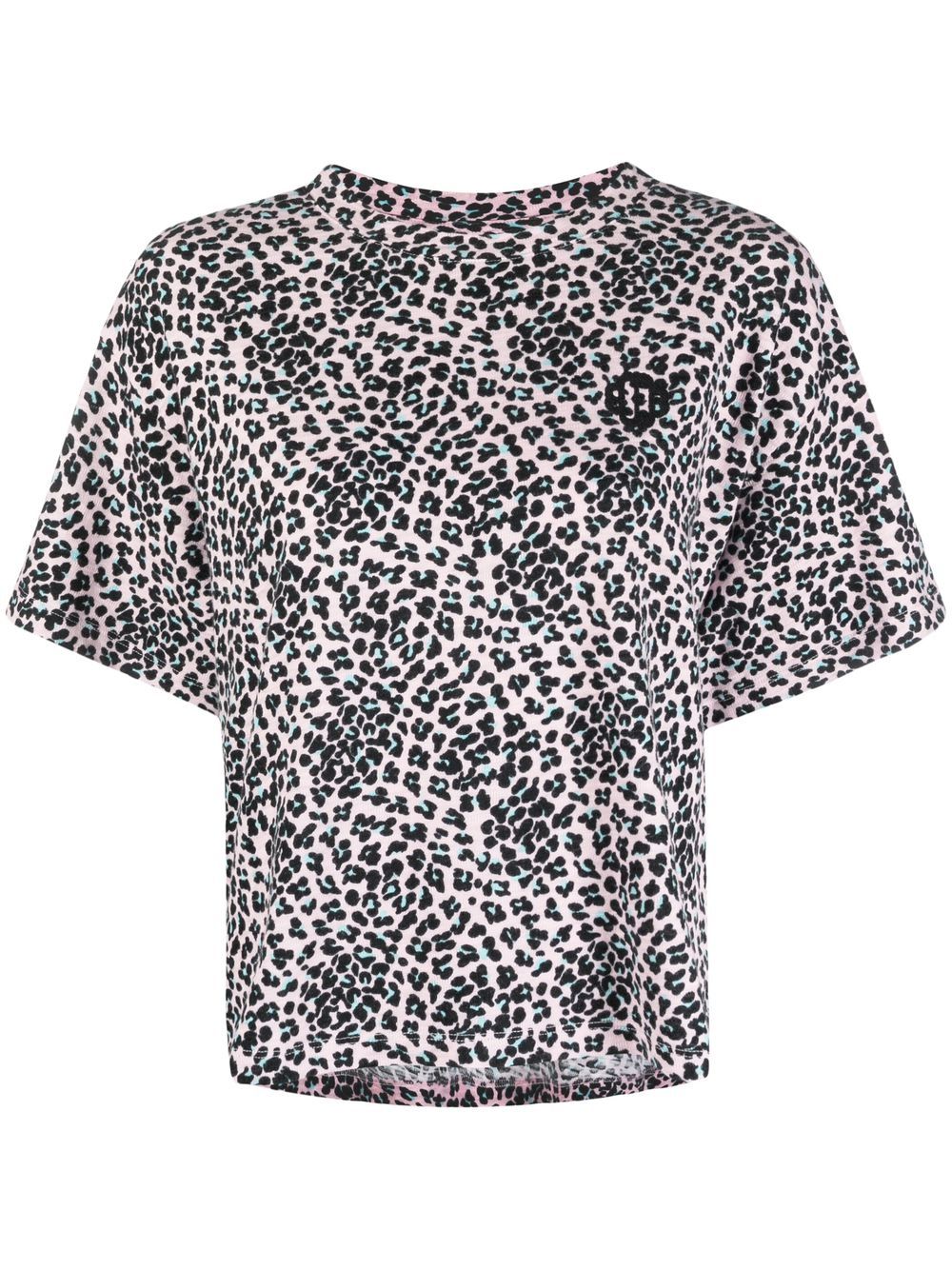 Maje Leopard Print Cotton T-shirt - Farfetch