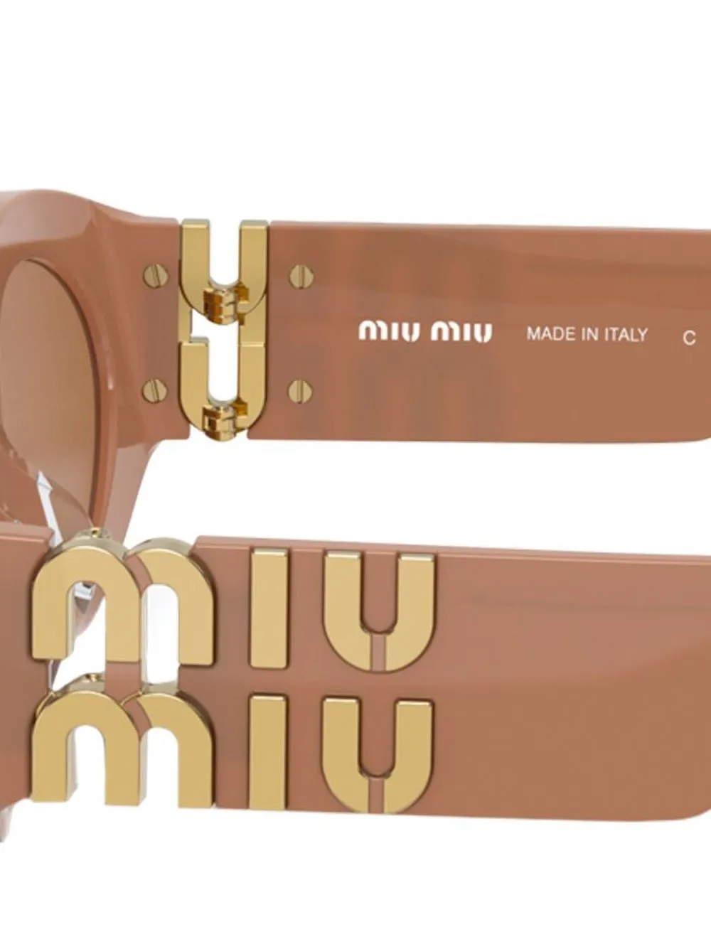Miu Miu Eyewear Glimpse ovalframe Sunglasses Farfetch