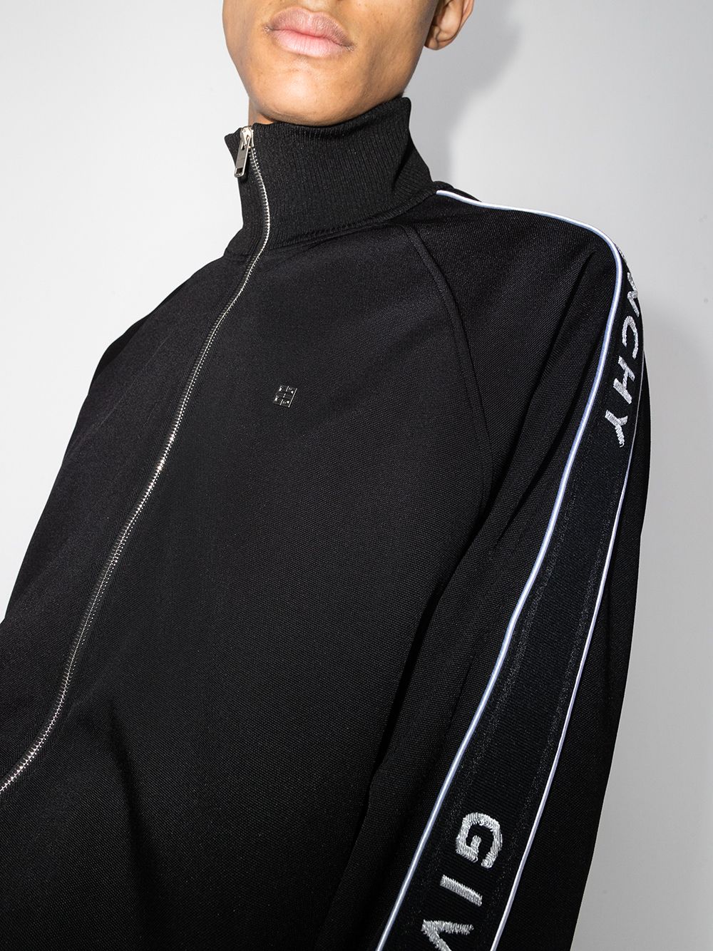 Givenchy logo tape zipped jacket Men