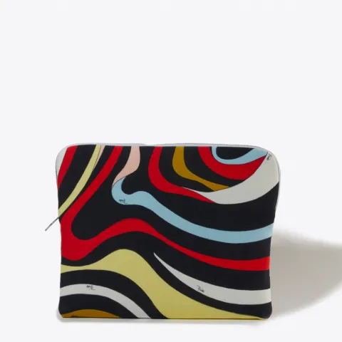Marmo-Print Laptop Case