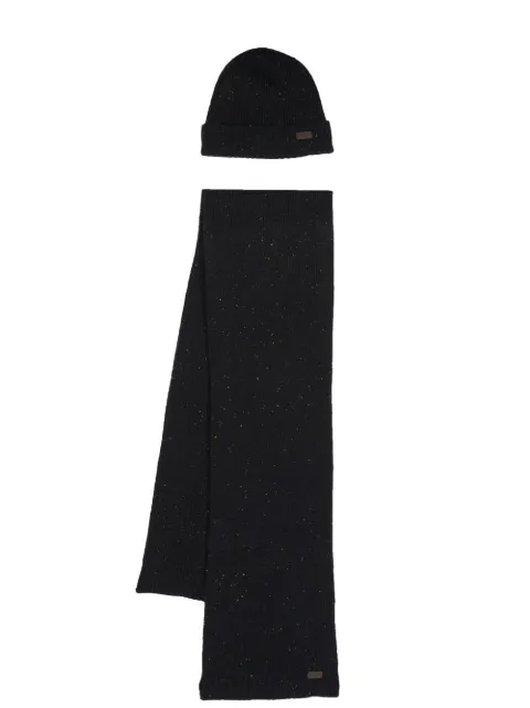 Barbour paint-splatter scarf