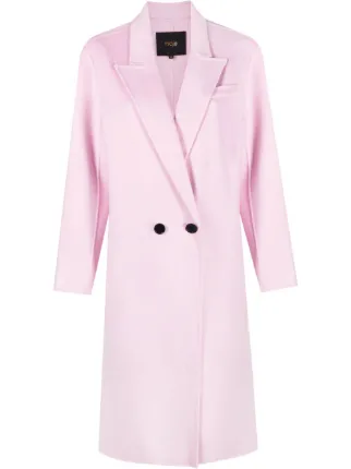 Maje Peak-lapels Double-breasted Coat - Farfetch