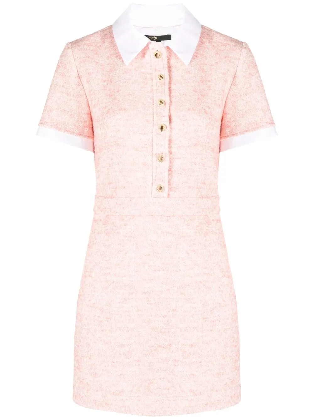 

Maje polo minidress - Pink