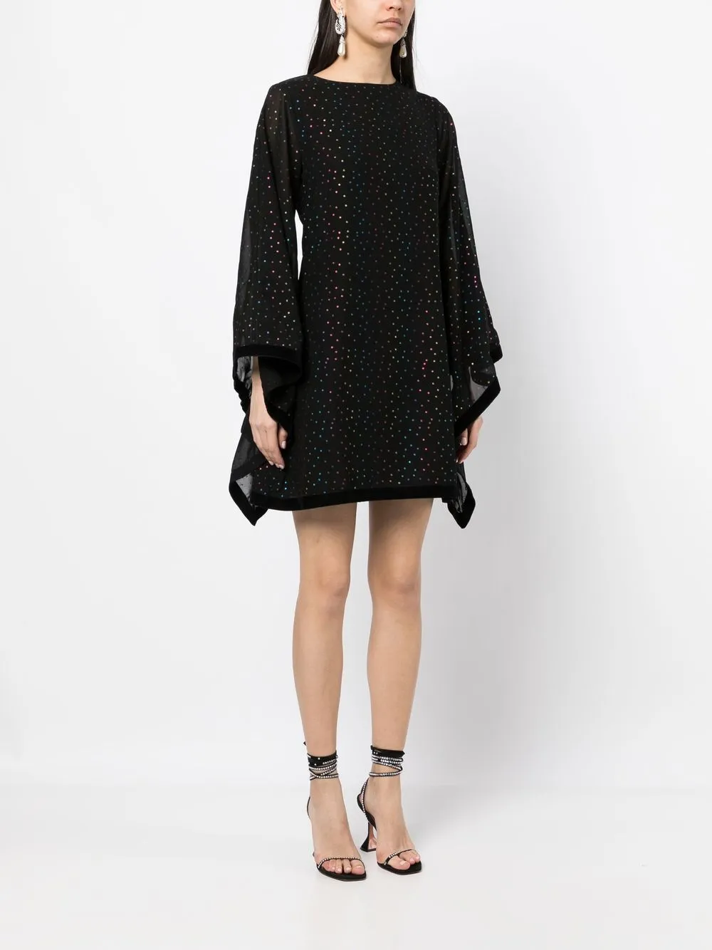 Batsheva Emily metallicdots Mini Dress Farfetch