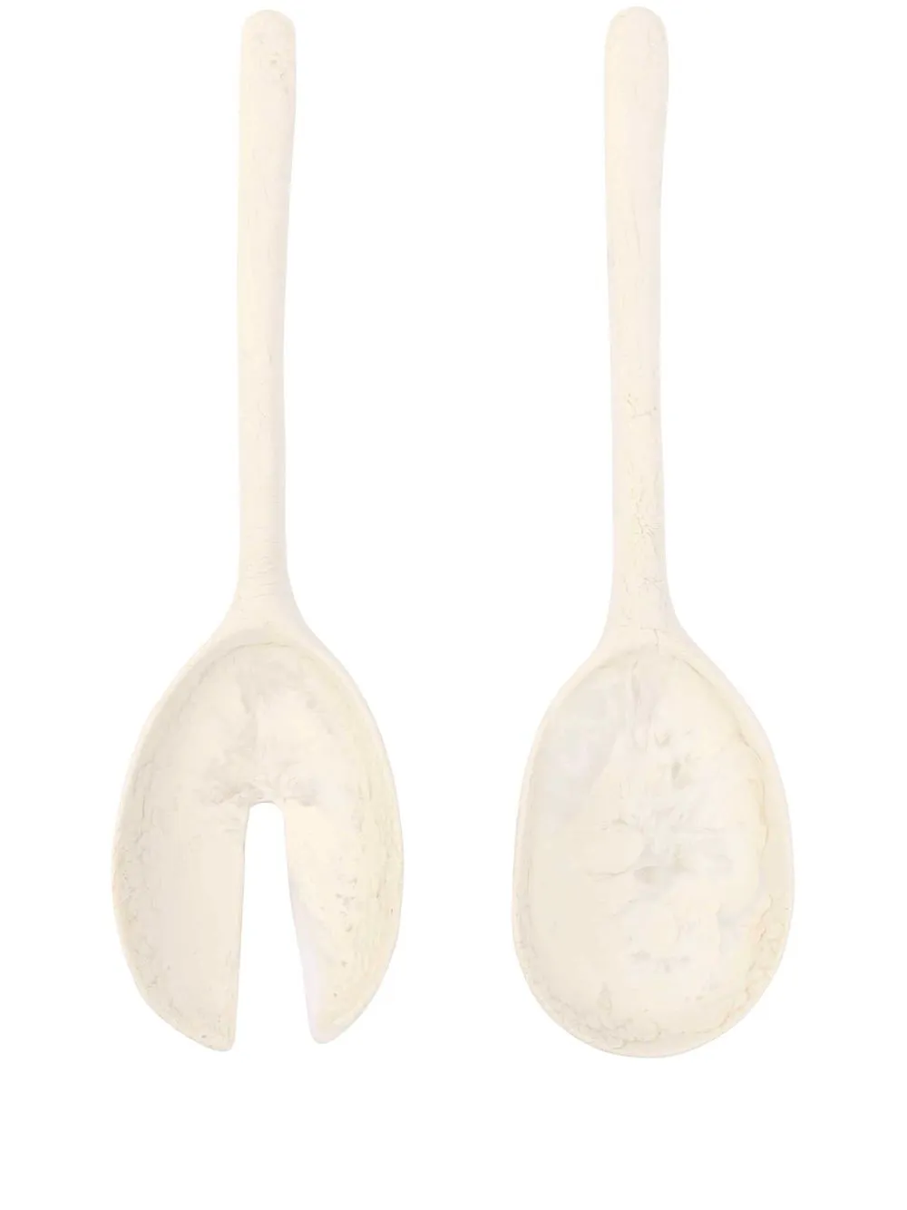 Dinosaur Designs salad servers set | Neutrals | Image 1