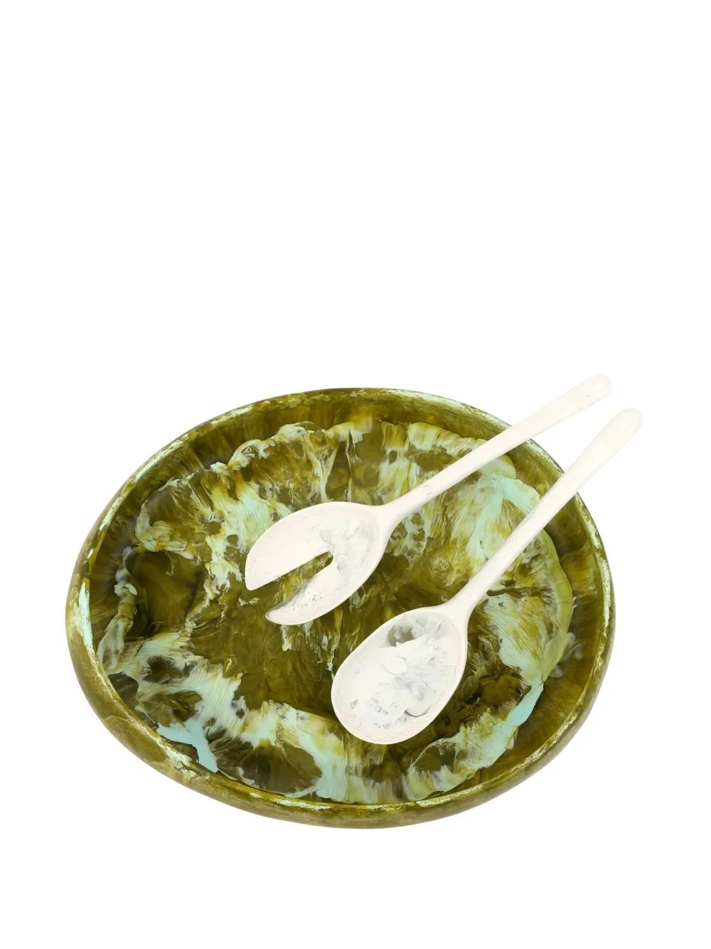 Dinosaur Designs Salatbesteck Aus Harz In Neutrals