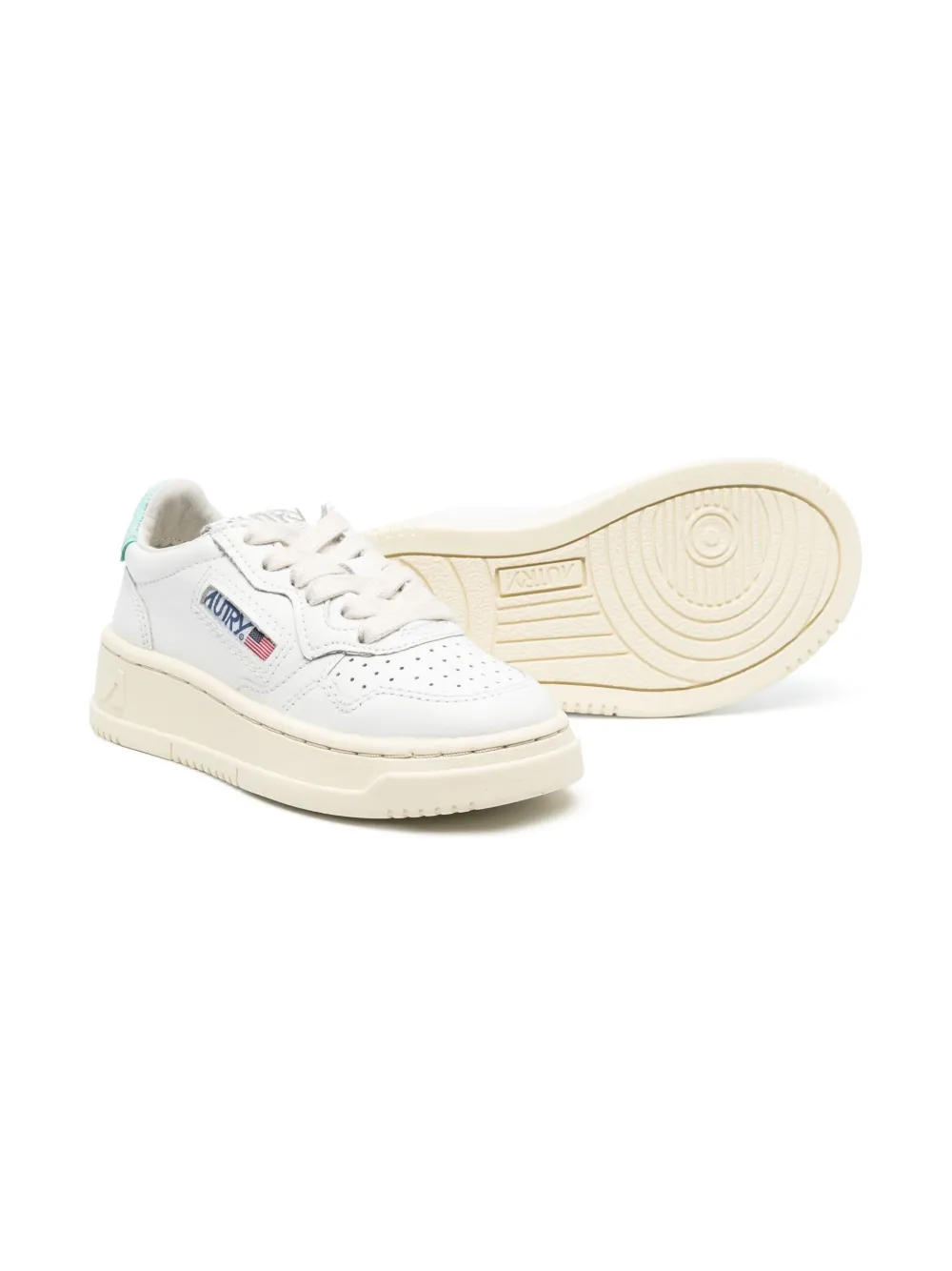 Image 2 of Autry Kids logo-patch low-top sneakers