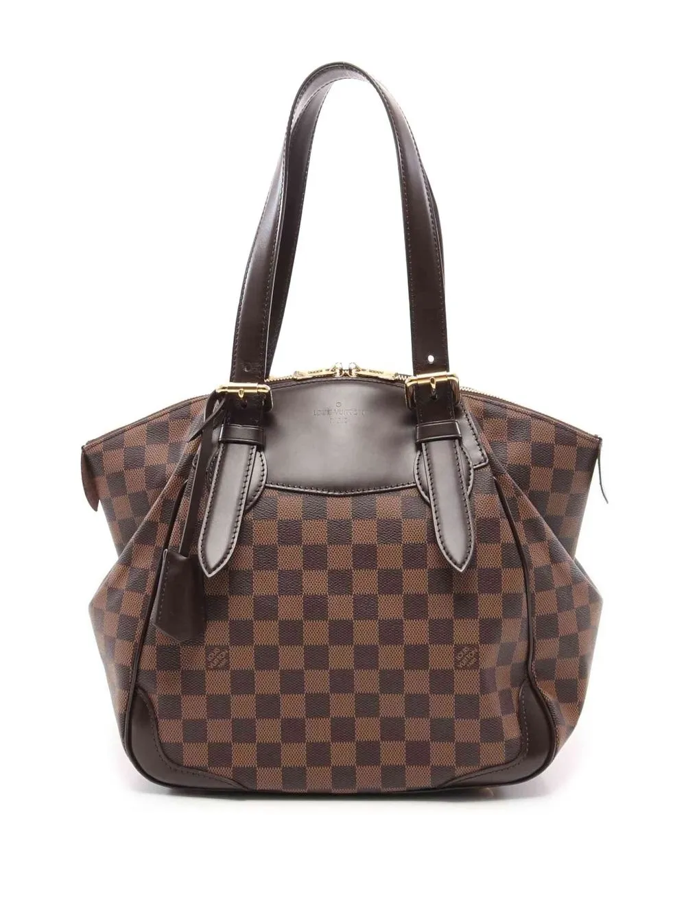 

Louis Vuitton 2010 pre-owned Damier Ebène Verona MM shoulder bag - Brown