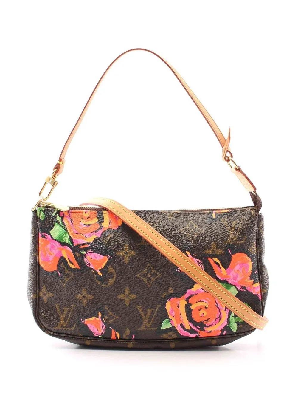 

Louis Vuitton 2008 pre-owned monogram rose Pochette Accessoire two-way bag - Brown