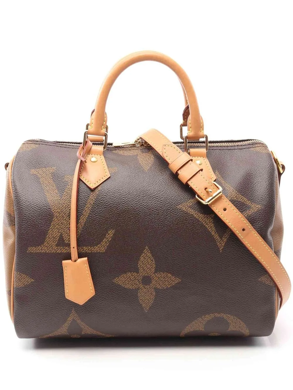 

Louis Vuitton 2019 pre-owned monogram Giant Speedy Bandoulière 30 two-way bag - Brown