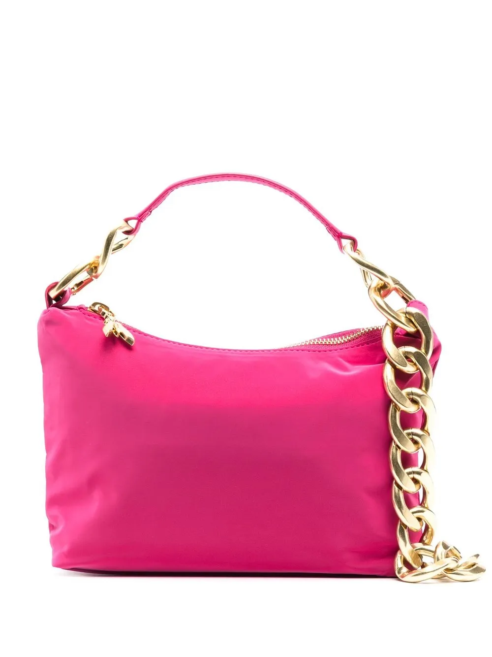 

Patrizia Pepe chain-strap suede hobo bag - Pink