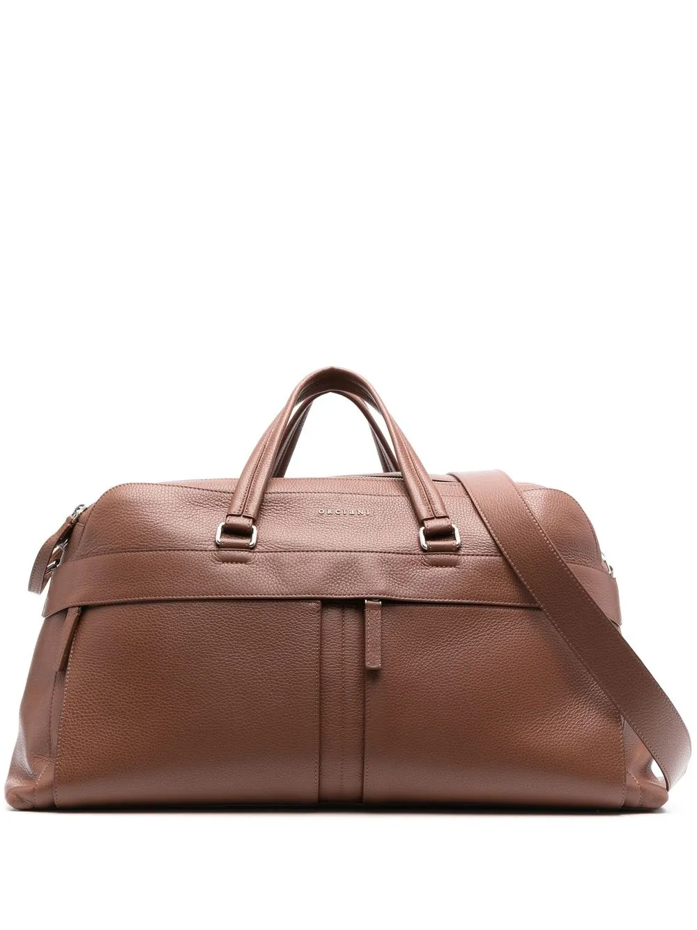 

Orciani leather holdall bag - Brown