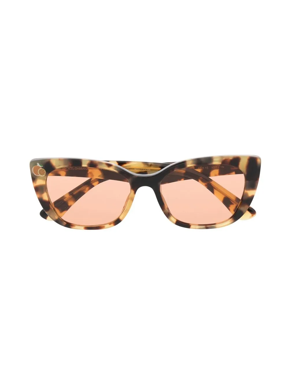 

Dolce & Gabbana Kids lemon-print cat-eye sunglasses - Yellow