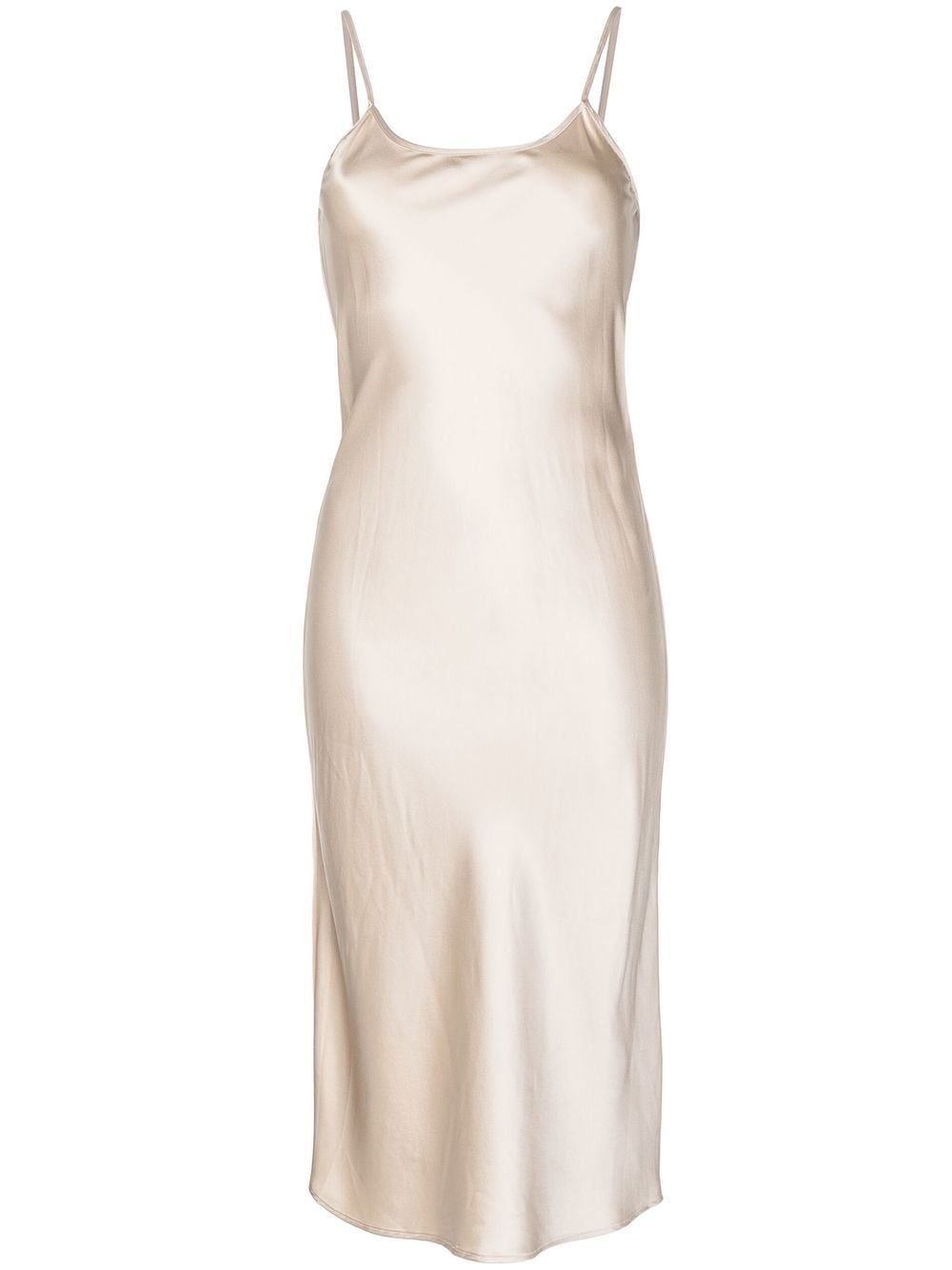 VOZ silk-satin Midi Slip Dress - Farfetch