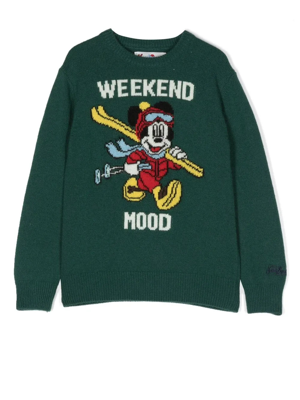 

MC2 Saint Barth Kids Mickey Mouse knit jumper - Green