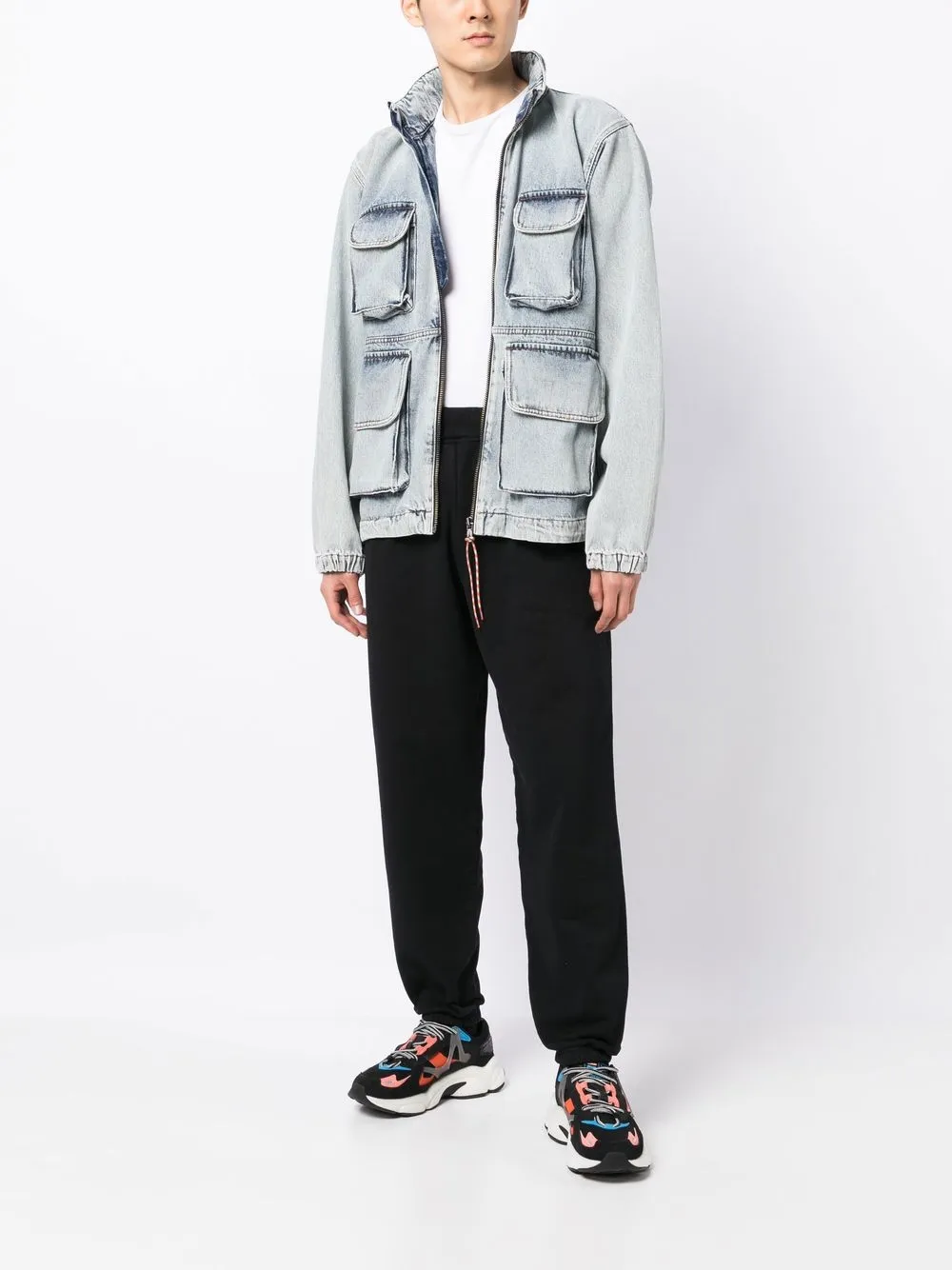 Aries pocket detail Denim Jacket Farfetch