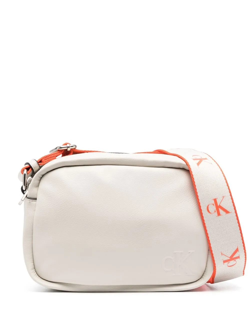 

Calvin Klein Jeans debossed-logo crossbody bag - Neutrals