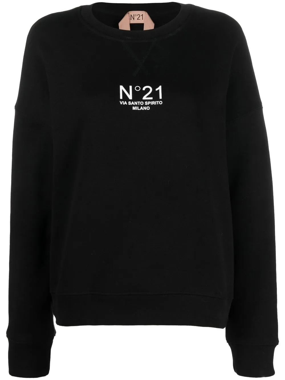 

Nº21 sudadera con logo estampado - Negro