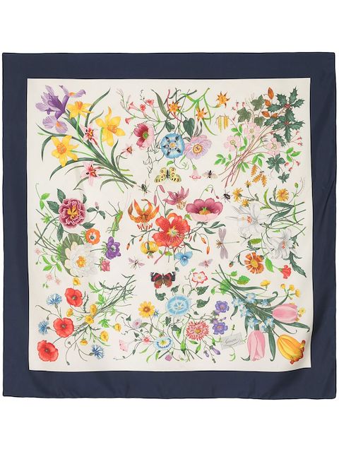 Gucci Pre-Owned 1990s floral silk scarf