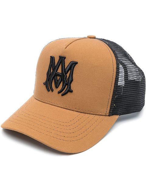 AMIRI two-tone mesh-panelling  cap