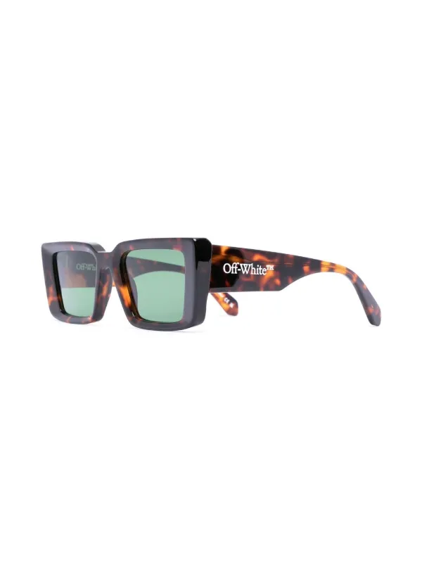 オフホワイト　サングラス オーバーサイズ Off-White Eyewear Savannah オーバーサイズ サングラス | ブラウン