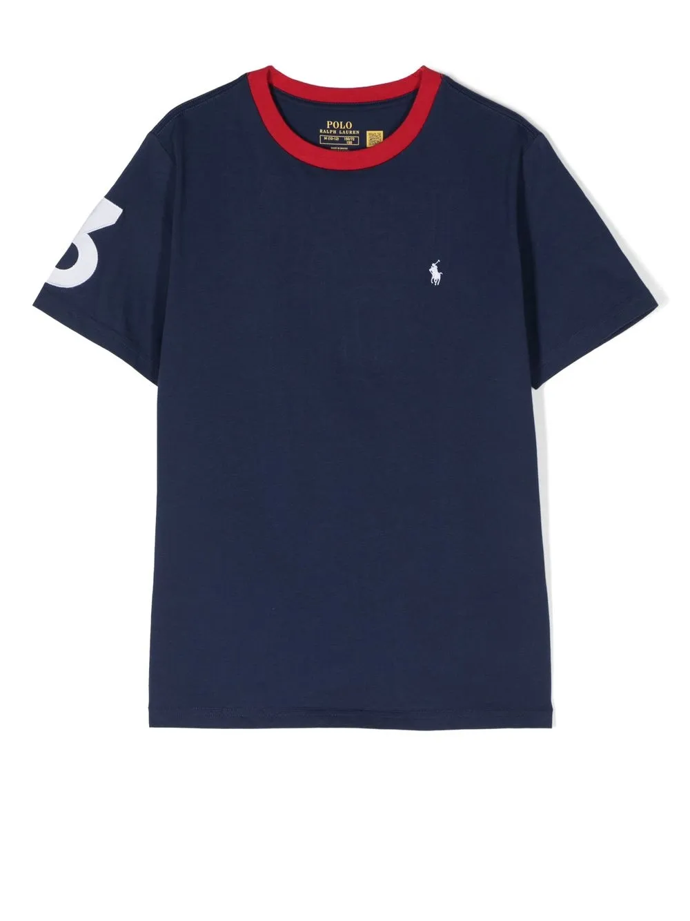 

Ralph Lauren Kids logo-print cotton T-shirt - Blue