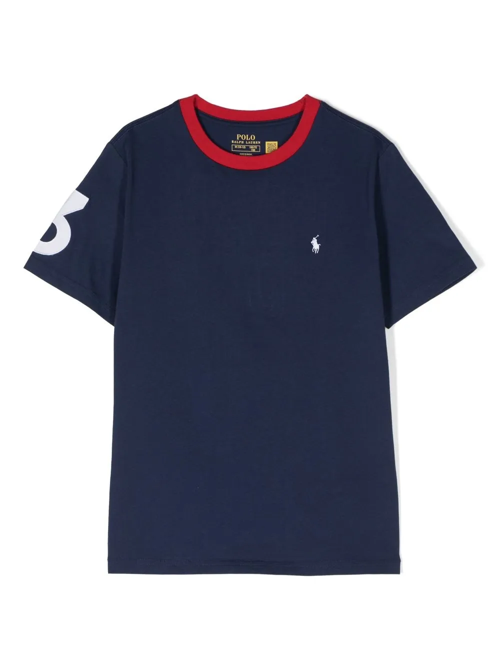 

Ralph Lauren Kids playera con logo estampado - Azul