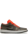 Jordan Air Jordan 1 Low SE ""Black/Olive/ Bright Crimson"" sneakers - Green