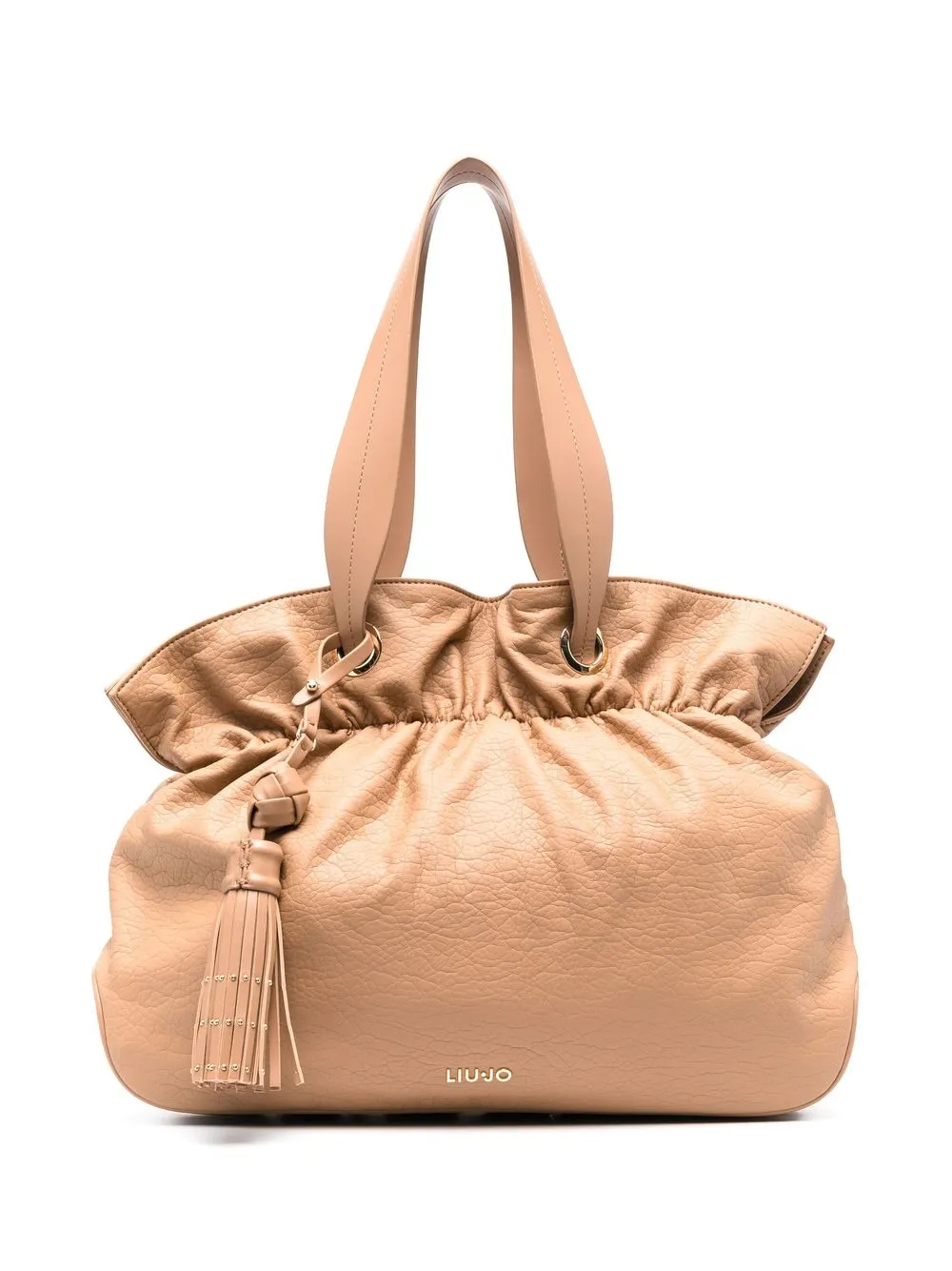 

LIU JO tote con detalle de borlas - Marrón