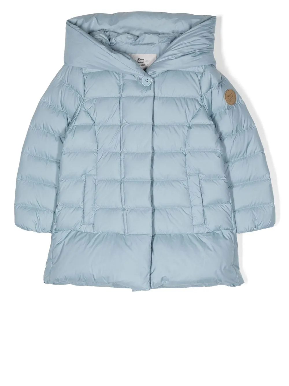 

Woolrich Kids logo-patch puffer coat - Blue