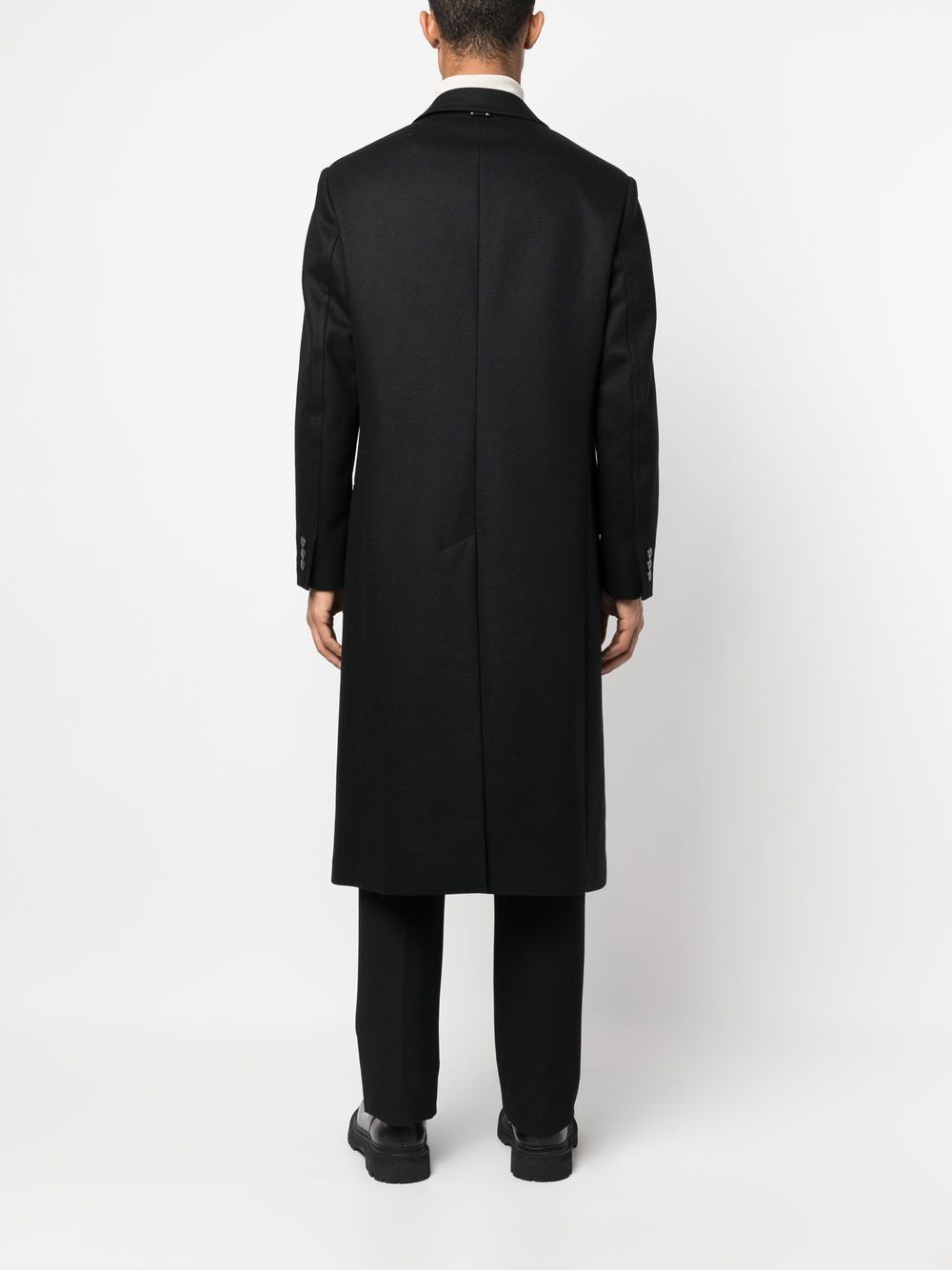 Shop Neil Barrett Double-breasted Trenchcoat In Black