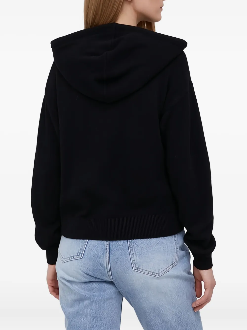 Mc2 Saint Barth Logo-embroidered Hoodie - Black 