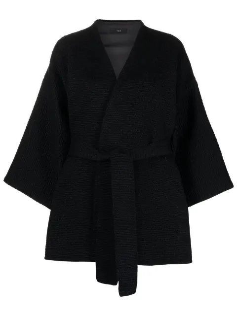 VOZ belted wide-sleeve jacket