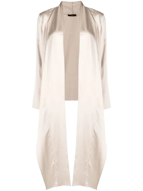 Blouse cache-cœur à fini satiné - VOZ - Modalova