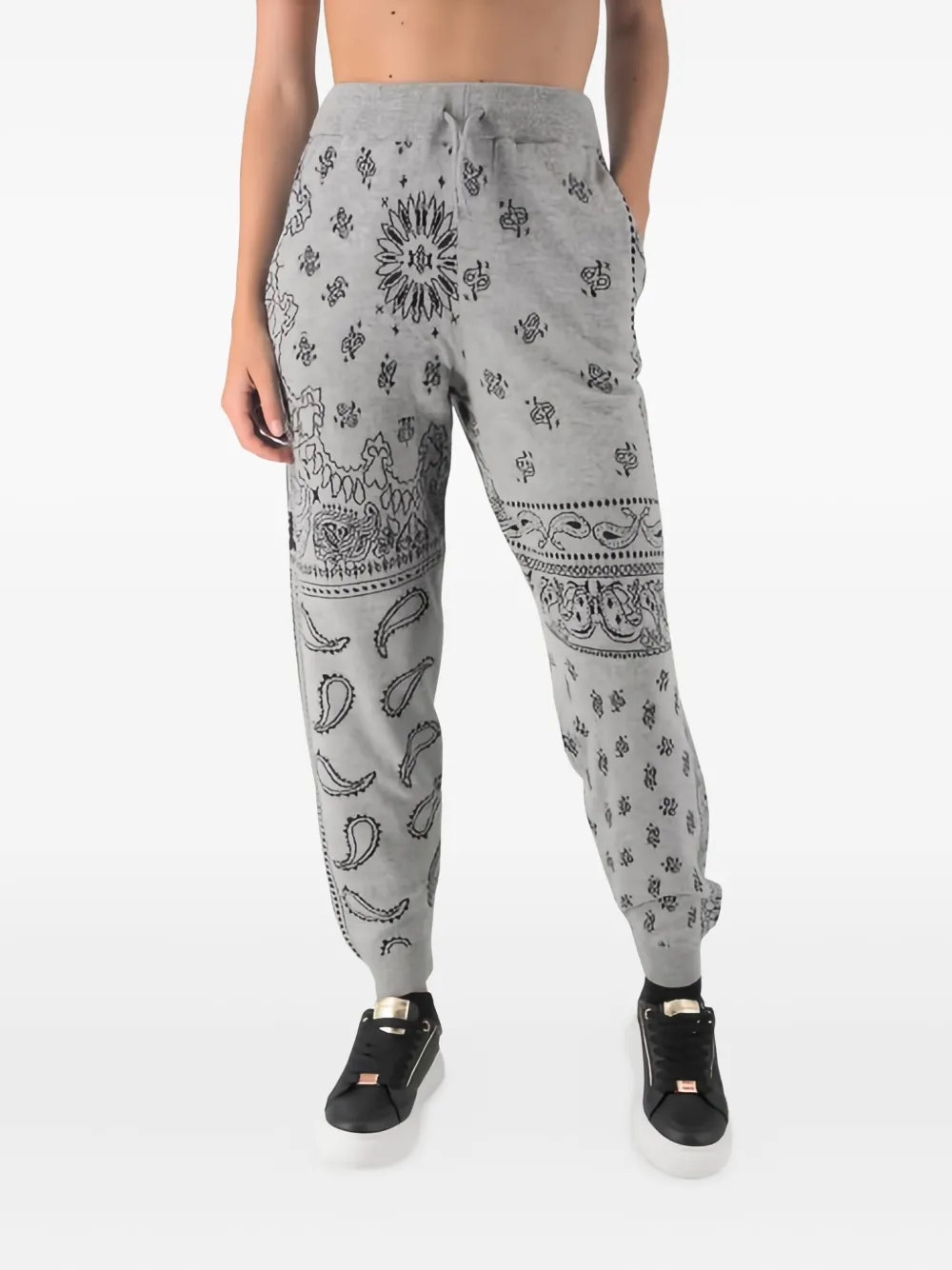 MC2 Saint Barth paisley-print track pants - Grijs