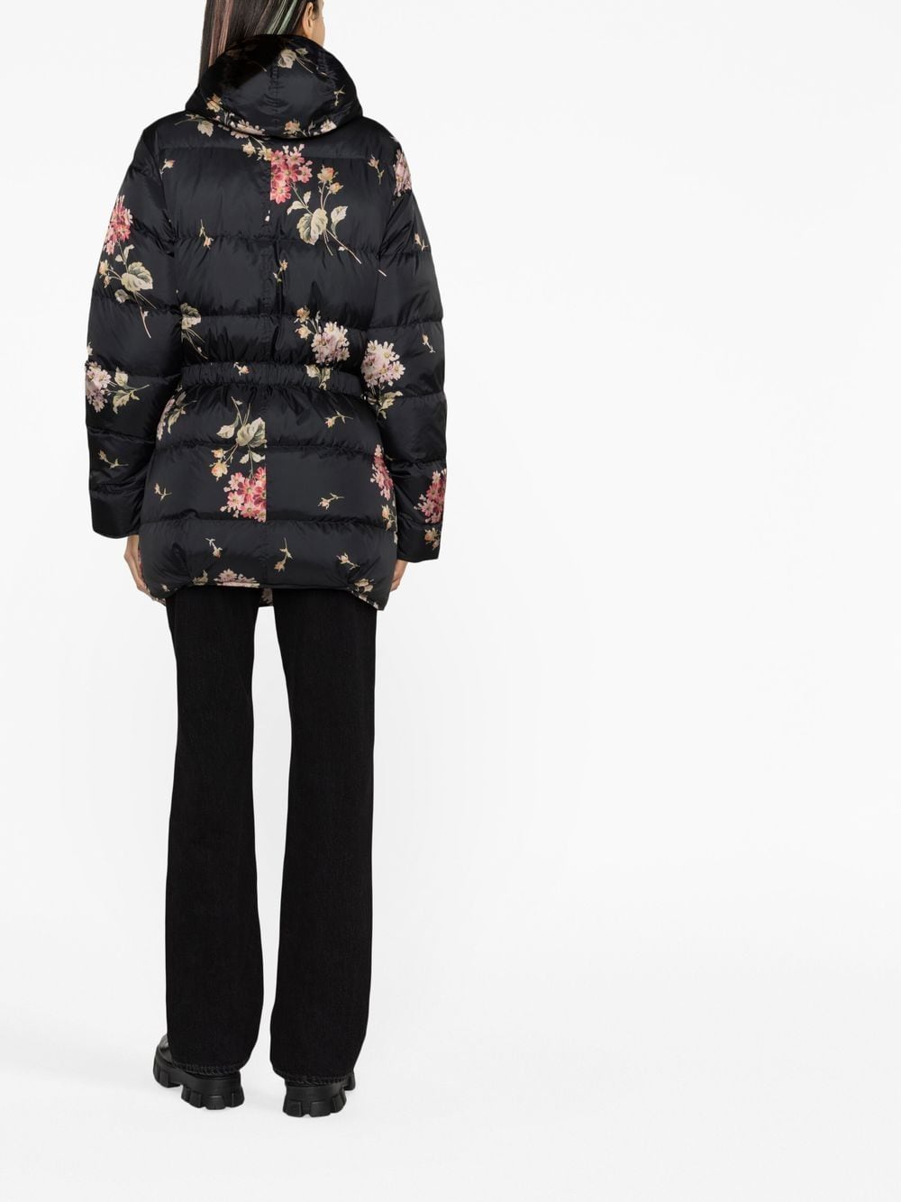 R13 floral print Feather Down Coat Farfetch