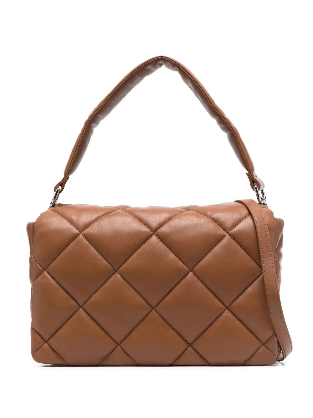 

STAND STUDIO quilted shoulder bag - Brown
