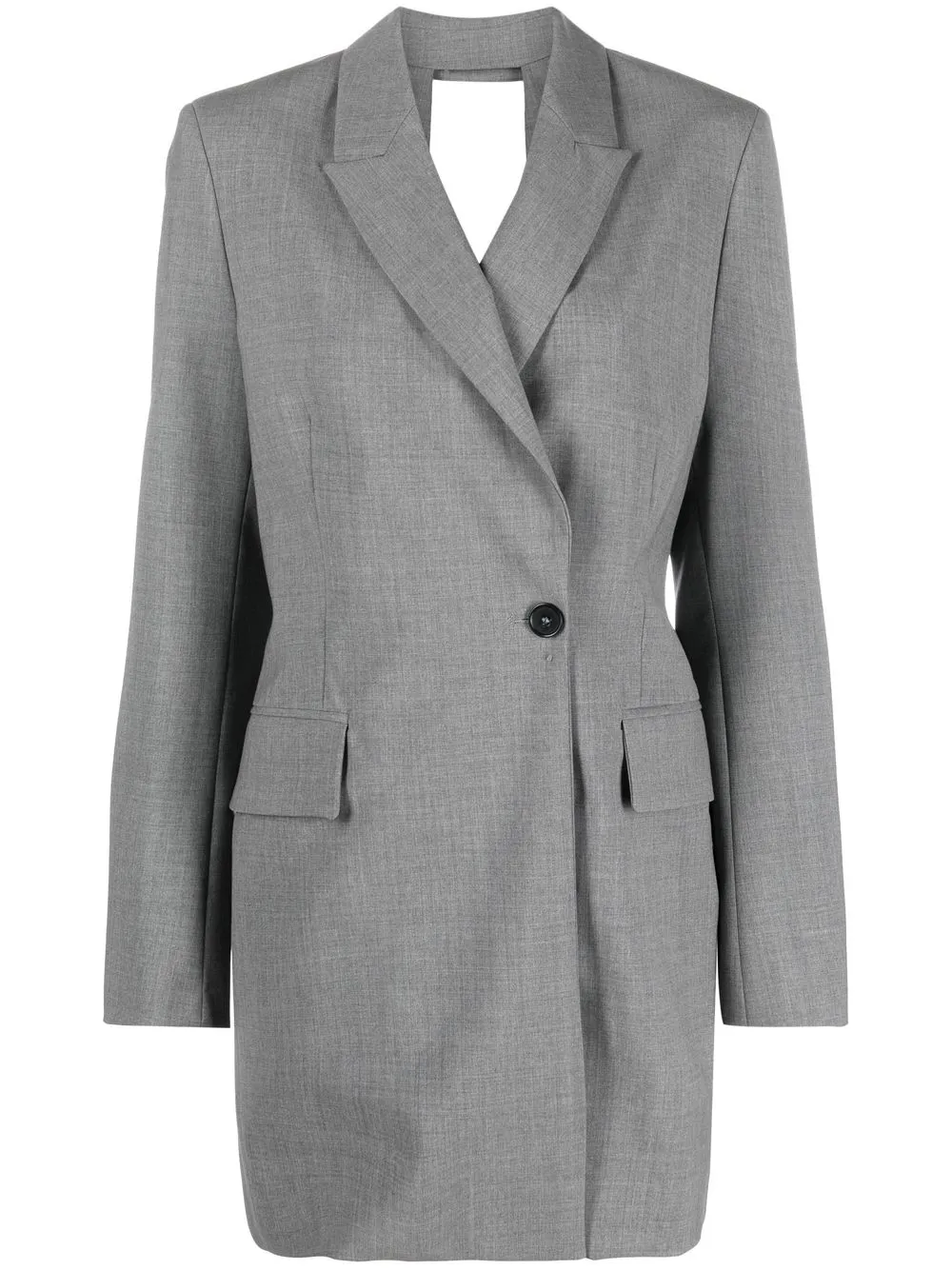 

MSGM tailored double-breasted blazer dress - Grey