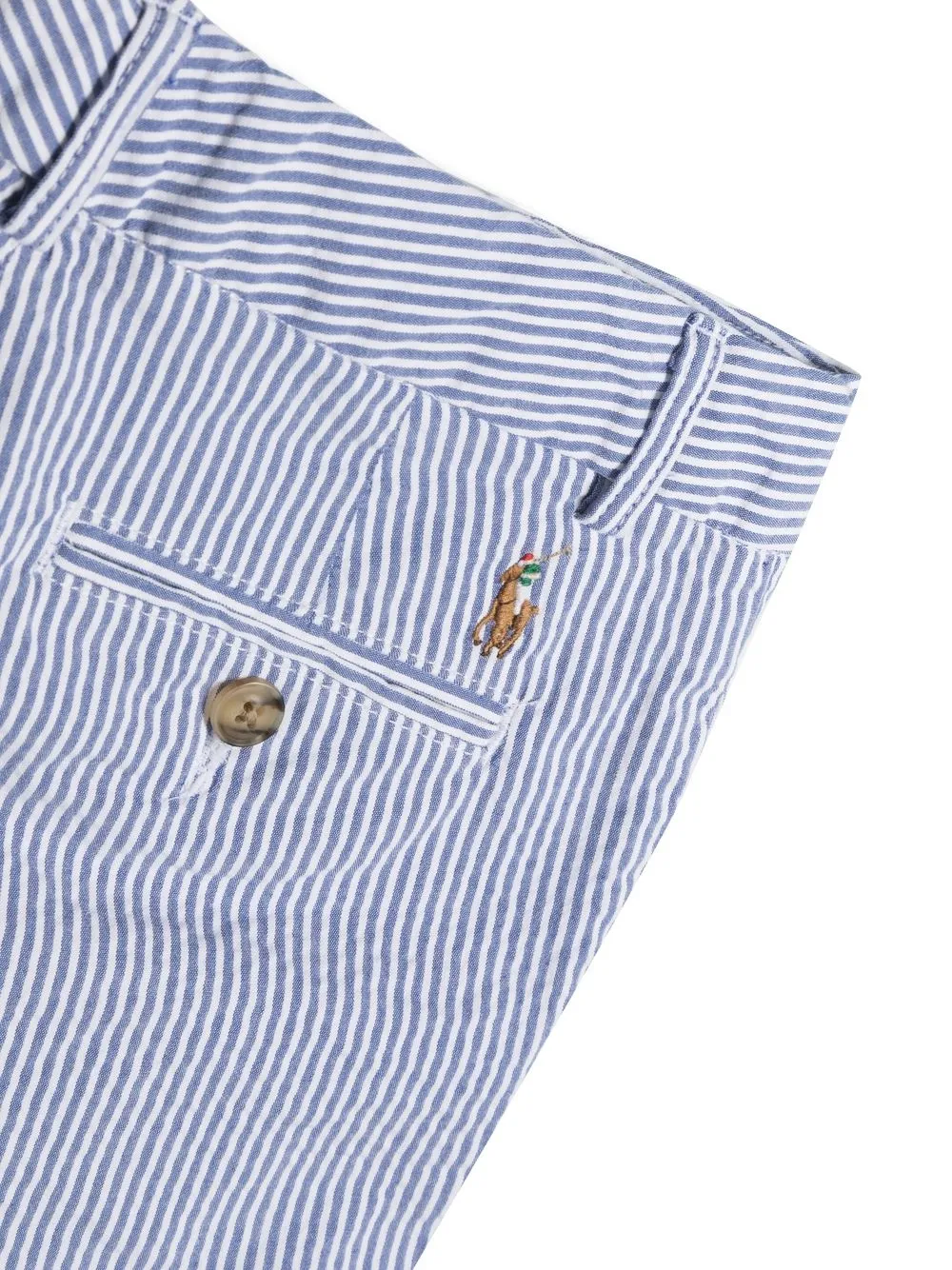 Polo Ralph Lauren Two-tone Striped Bemuda In Blue