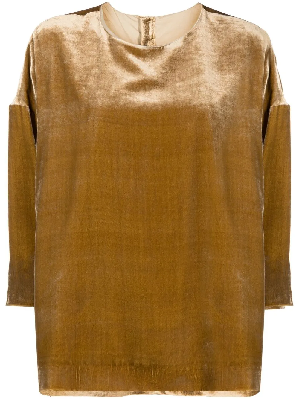 

Toogood The Pianist velour top - Brown