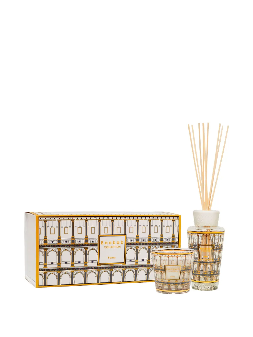 Baobab Collection My first Baobab Roma candle and diffuser gift box | Black | Image 1