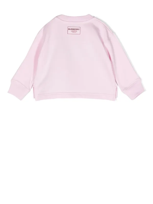 Burberry sweatshirt pink on sale