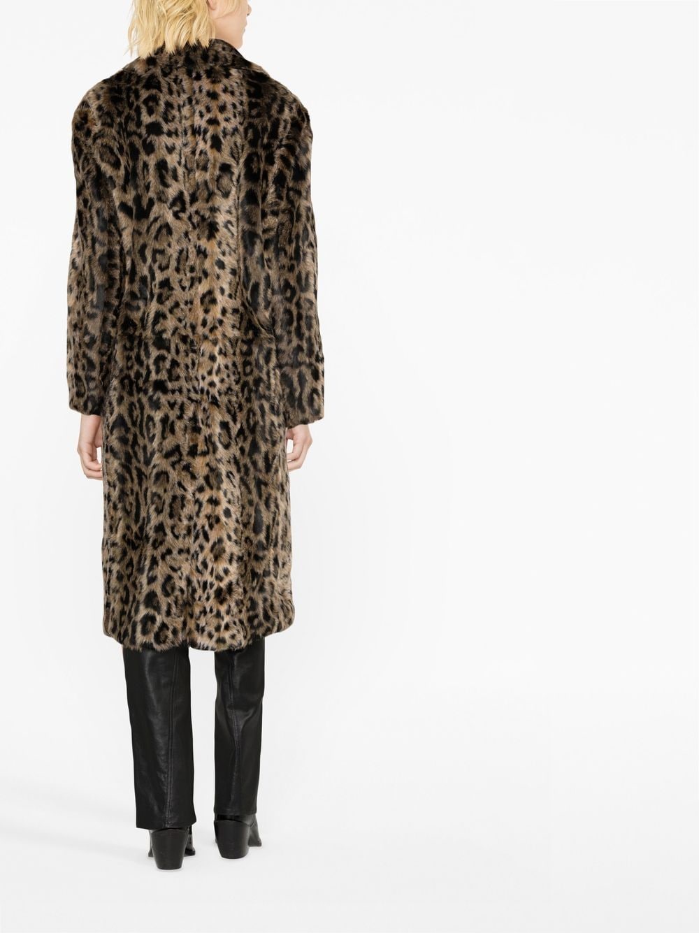 Halfboy leopard-print faux-fur Coat - Farfetch