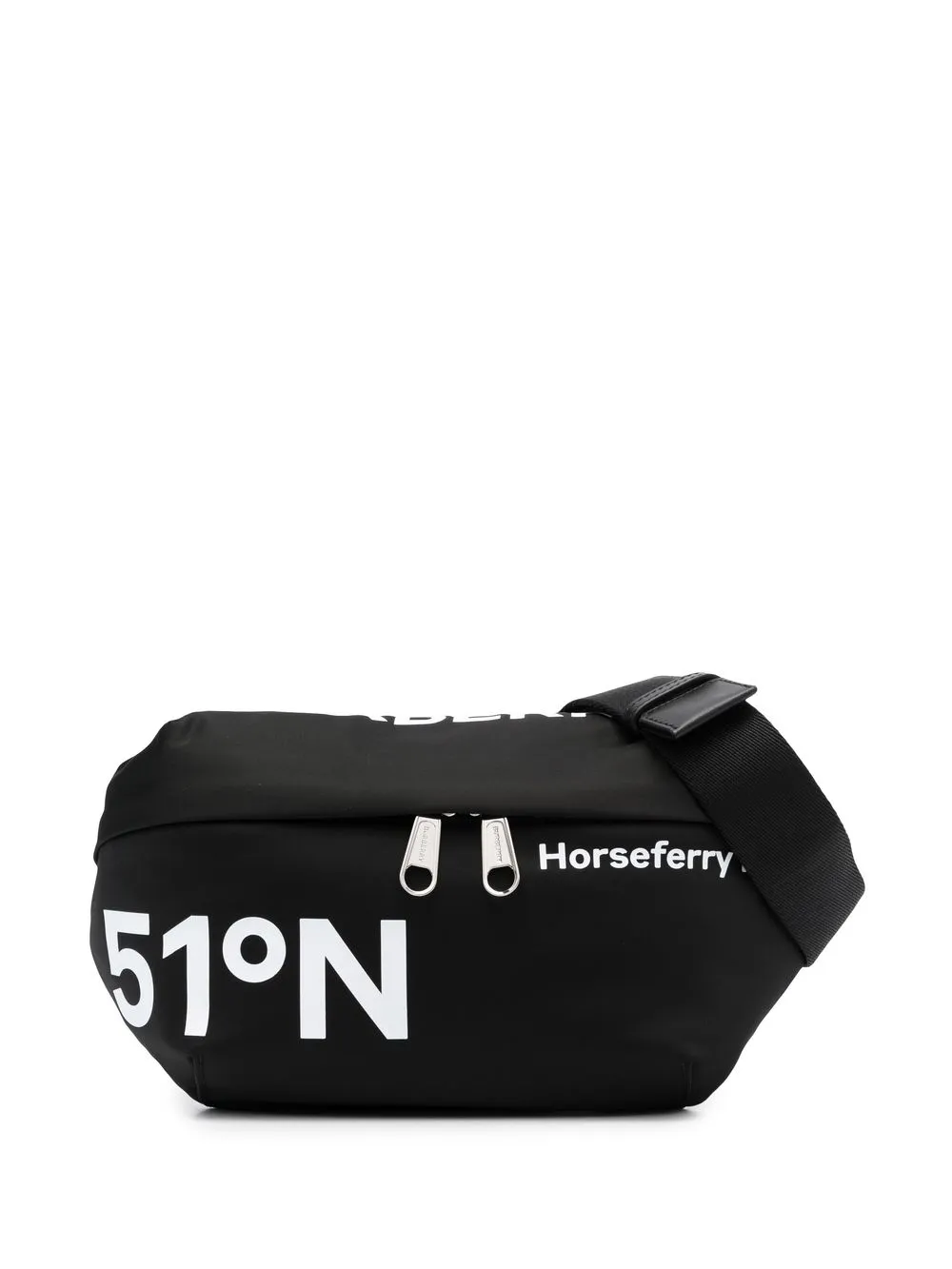 

Burberry logo-print belt bag - Black