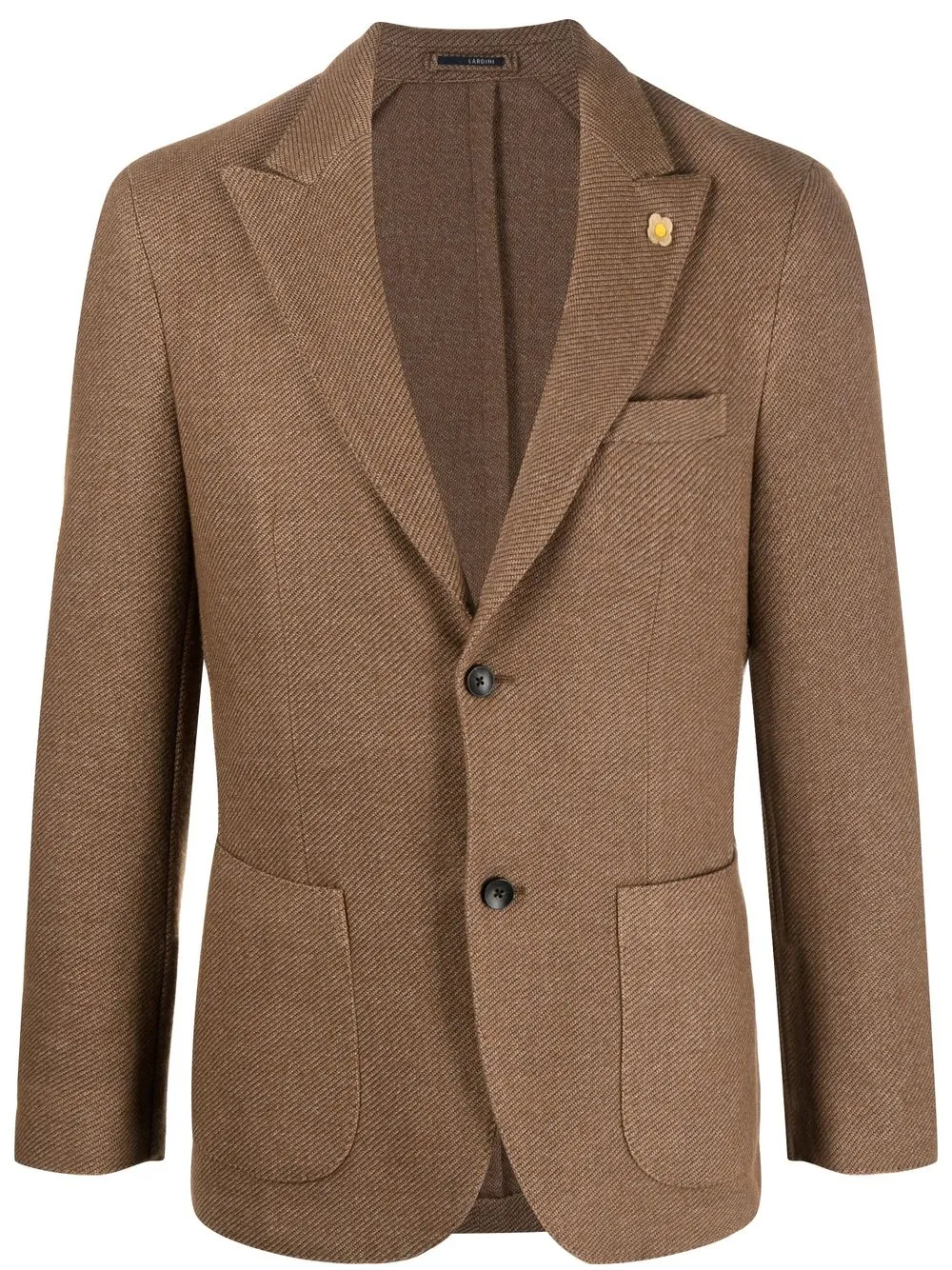 

Lardini single-breasted tailored blazer - Brown