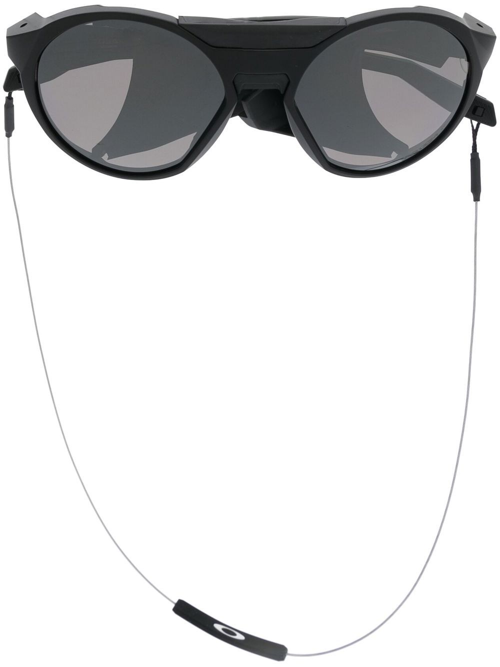 oval-frame sunglasses