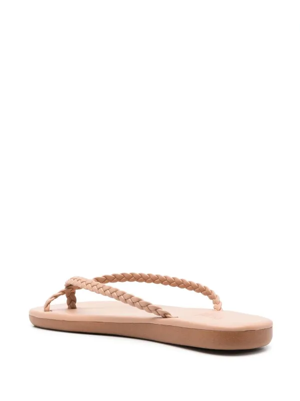 Ancient Greek Sandals braided-strap Flip Flops Neutrals